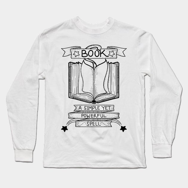 Book Simple Yet Powerful with Quote Long Sleeve T-Shirt by zarya_kiqo